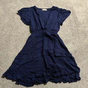 Altar'd State Navy Blue Dress